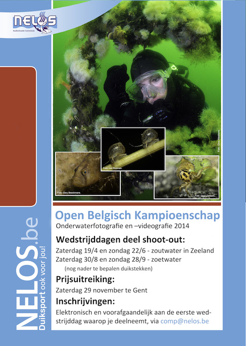  Open Belgisch Kampioenschap - Onderwaterfotografie en -videografie 2014