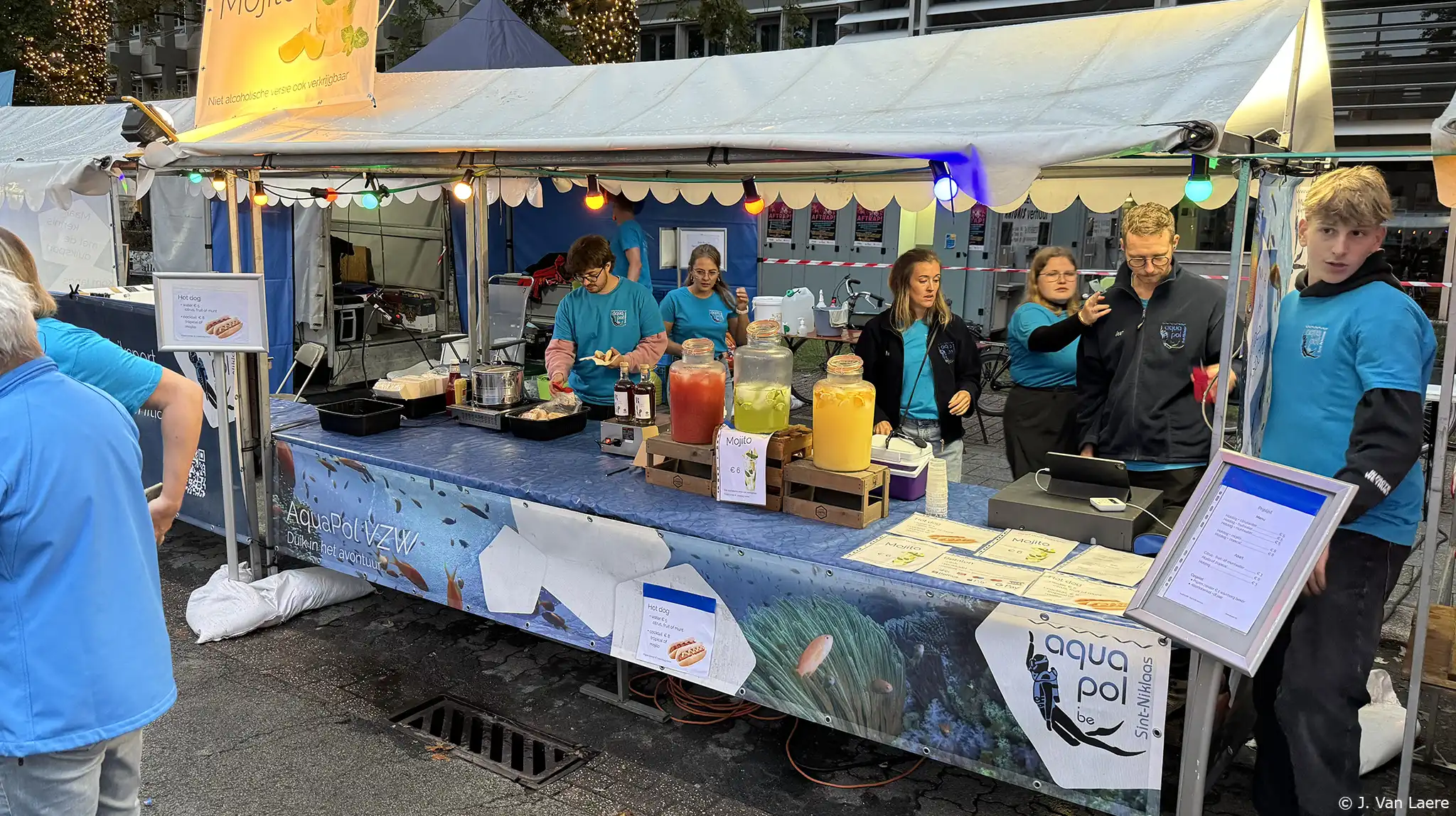 AquaPol stand op Villa Pace tijdens de Vredefeesten